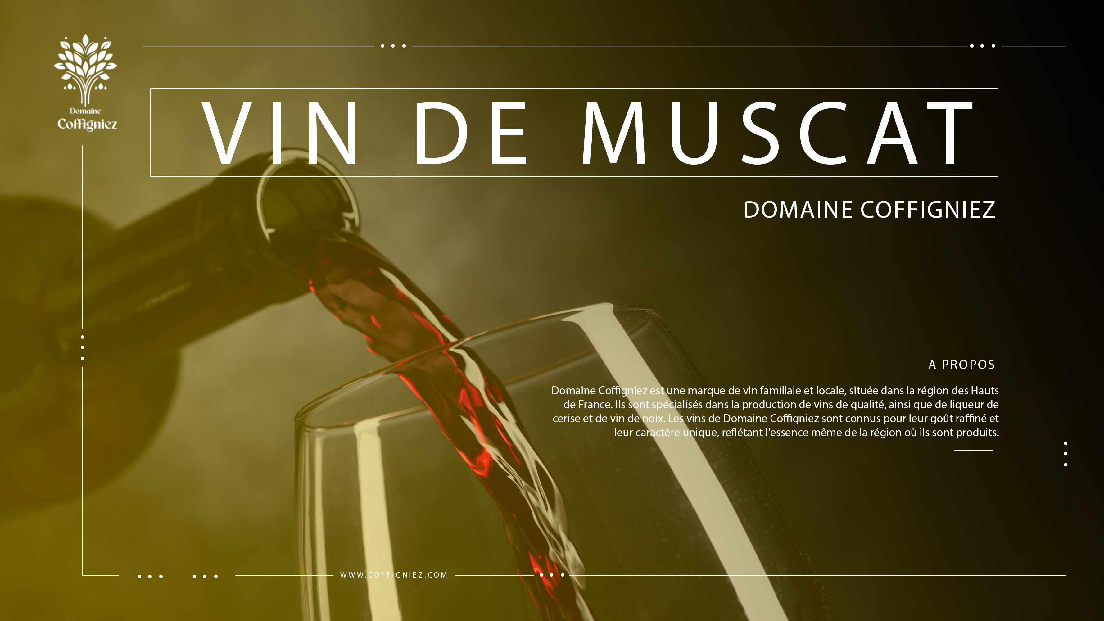 Banner pour le vin de Muscat